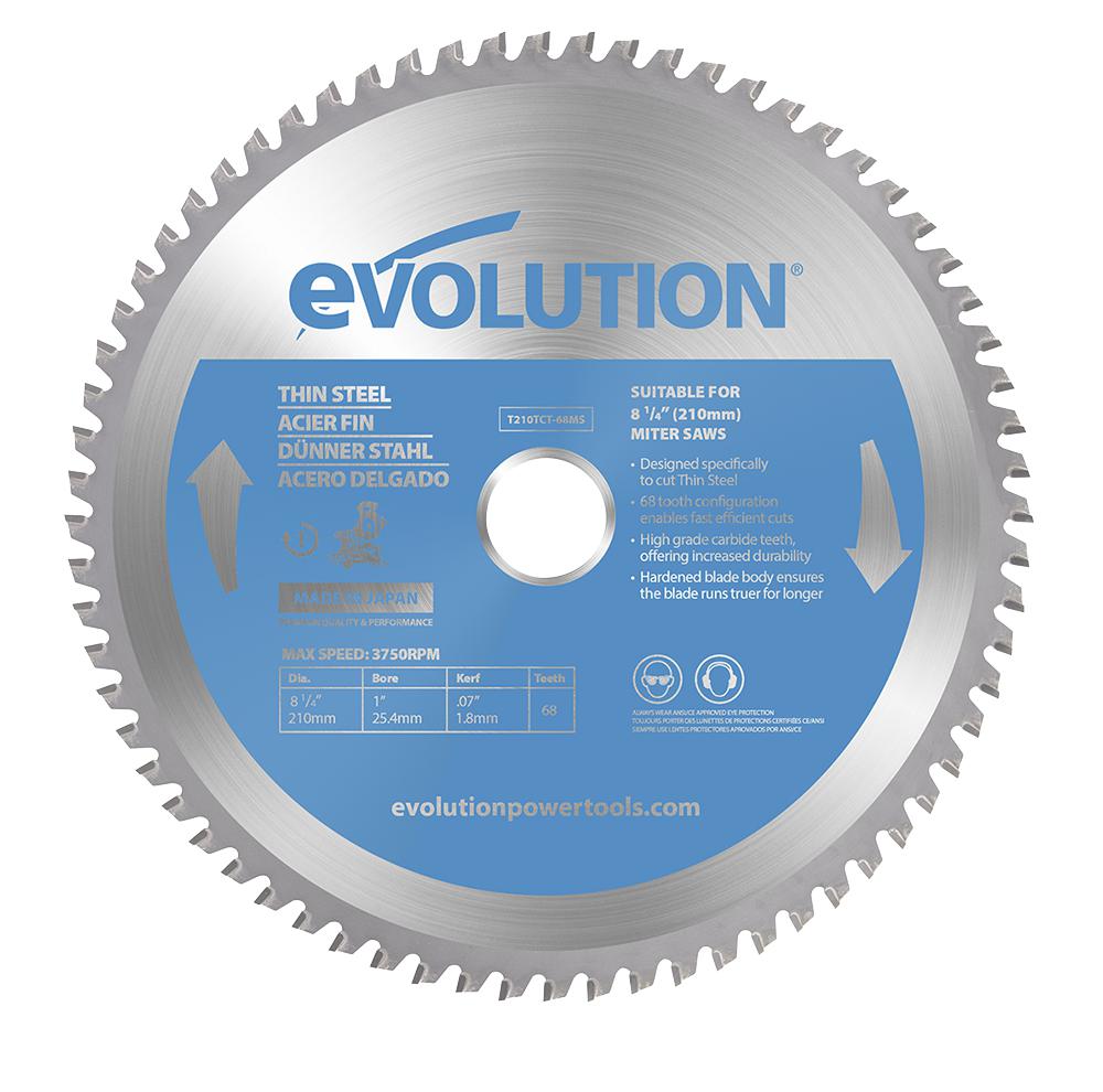 Evolution T210Tct-68Ms Thin Steel Blade 210mm (68T)