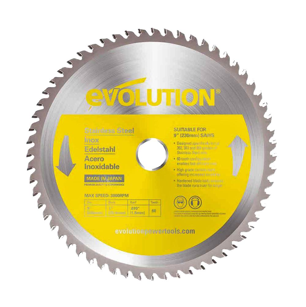 Evolution S230Tct-60Cs Stainless Steel Blade 230mm (60T)