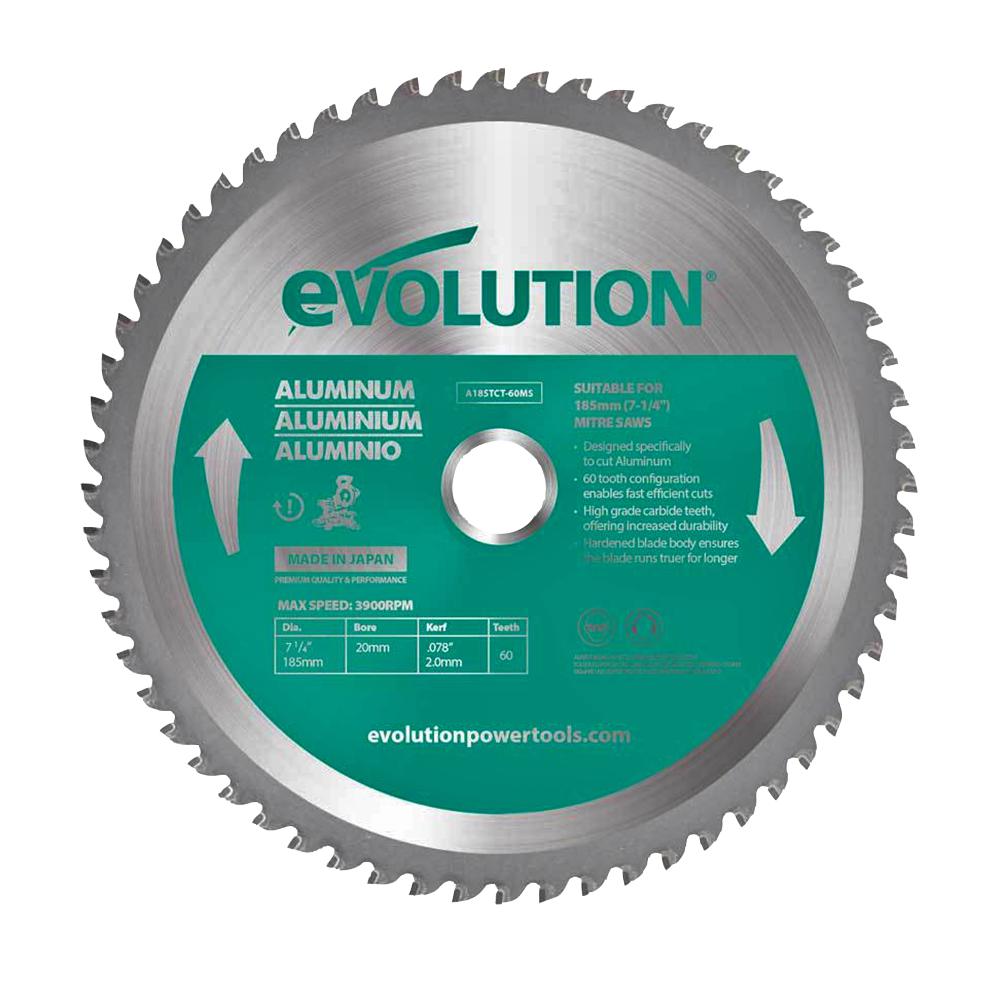 Evolution A185Tct-60Cs Aluminium Blade 185mm (60T)