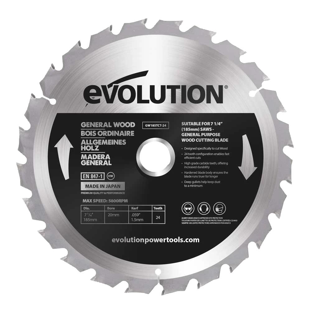 Evolution Gw185Tct-24 General Wood 185mm (24T)