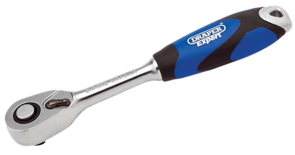 Draper Tools 26502 1/4 Soft Grip Ratchet