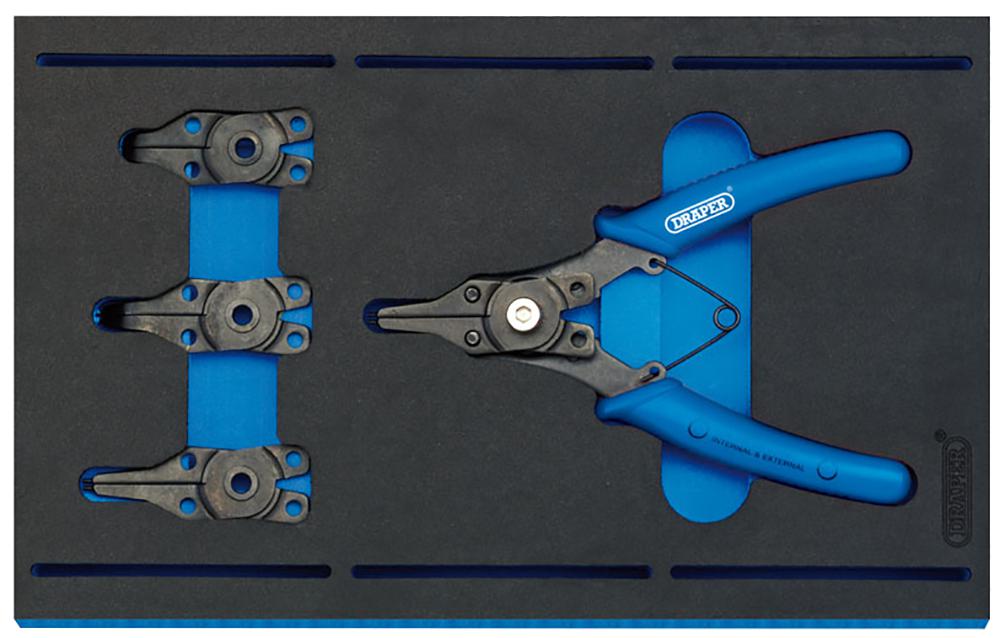 Draper Tools 63196 Circlip Plier Set, 5Pc