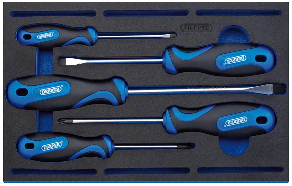 Draper Tools 63400 Screwdriver Set, 5Pc