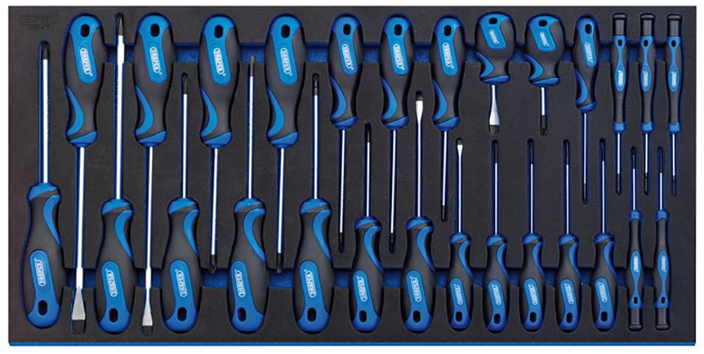 Draper Tools 63406 Screwdriver Set, 27Pc