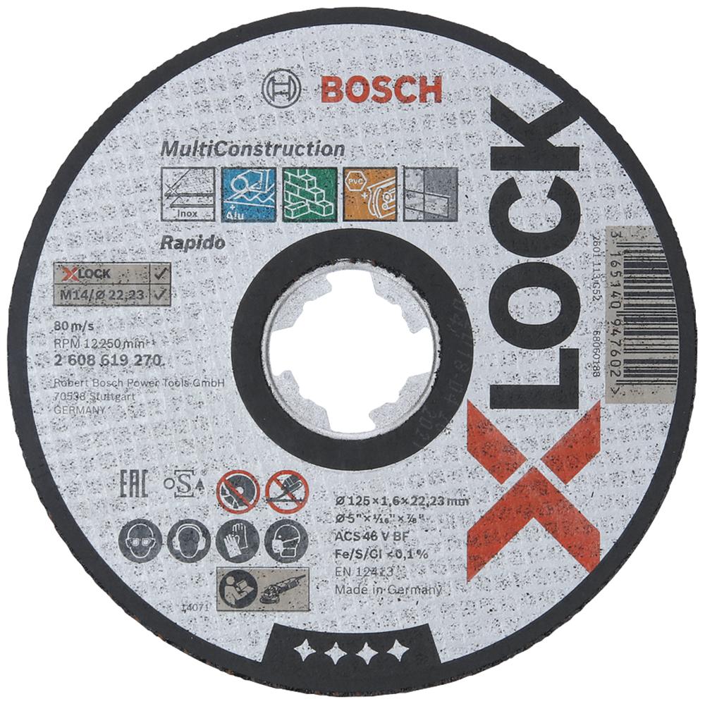 Bosch Professional (Blue) 2608619270 Grinding Disc, 80Mps, 22.23mm Bore