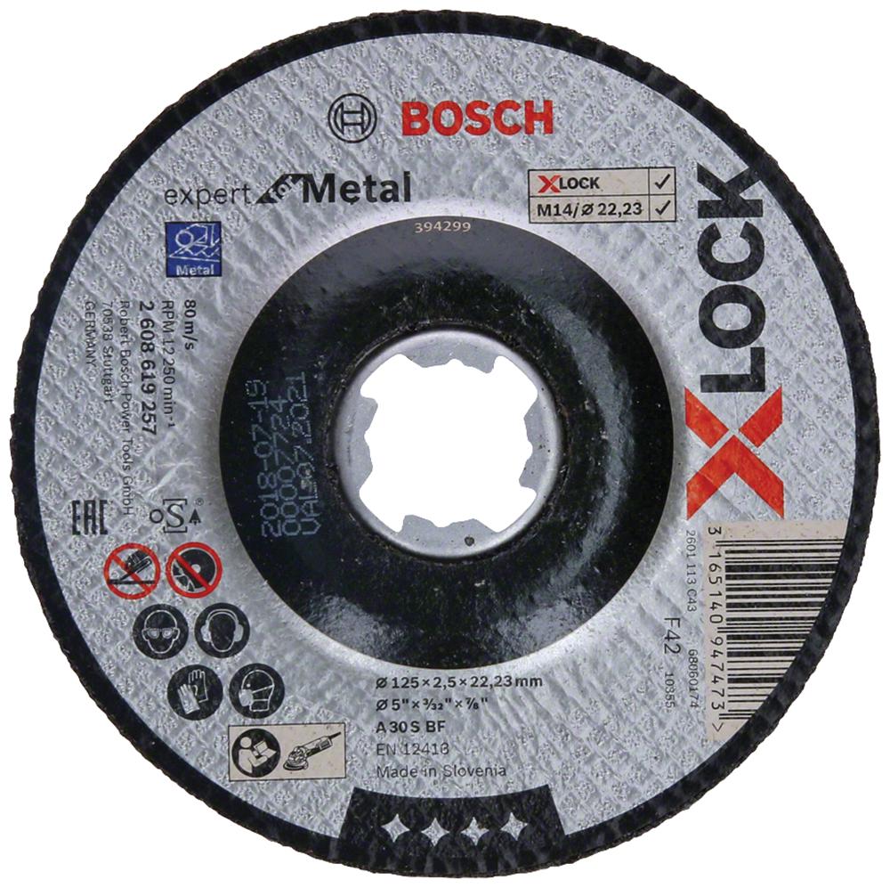 Bosch Professional (Blue) 2608619257 Grinding Disc, 80Mps, 22.23mm Bore