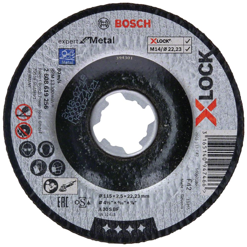 Bosch Professional (Blue) 2608619256 Grinding Disc, 80Mps, 22.23mm Bore