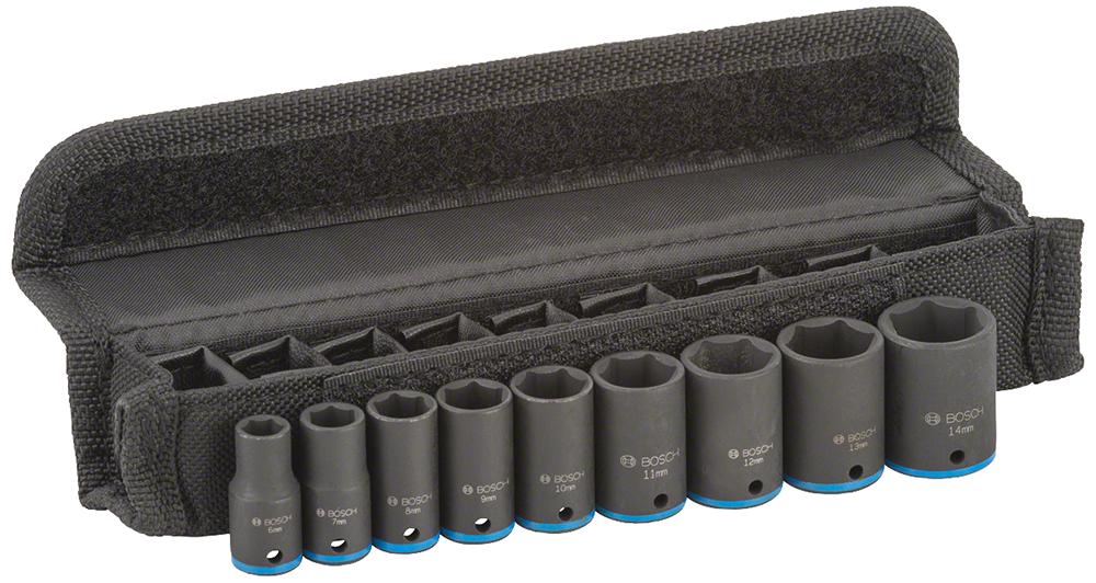 Bosch Professional (Blue) 2608551096 1/4 Socket Wrench 25mm - 9Pc