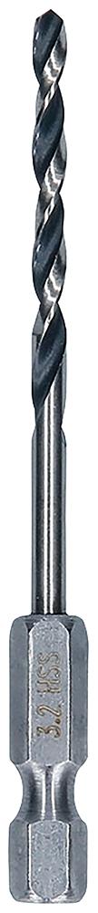 Bosch Professional (Blue) 2608577520 Drill Bit, 3.2mm, 75mm Ol