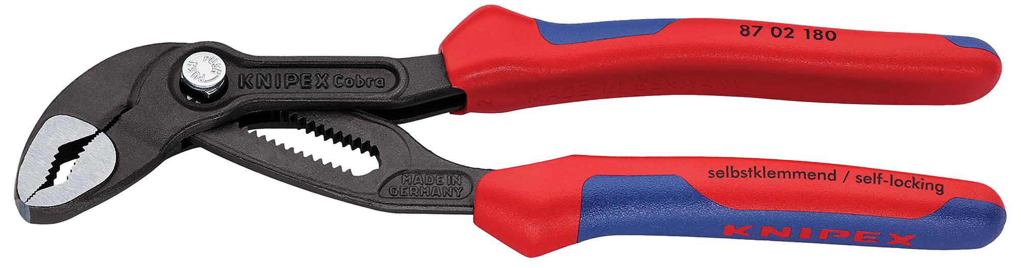 Knipex 87 02 180 Plier, Water Pump, 180mm