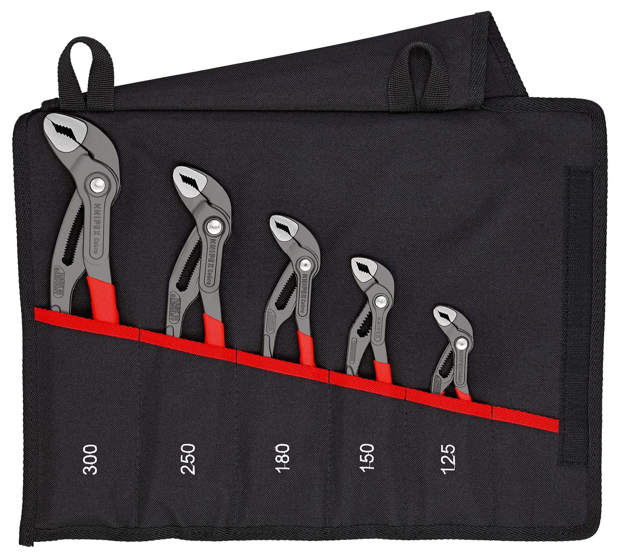 Knipex 00 19 55 S5 Water Pump Pliers Set, 5Pc