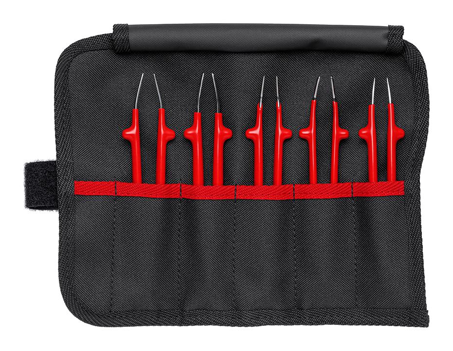 Knipex 92 00 04 Universal Tweezers Set, Insulated, 5 Pcs