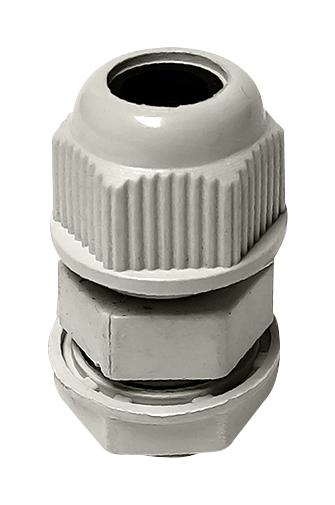 Davies Molding Gc1001-B Light Grey M16X1.5 Cable Gland, 3.5-8mm