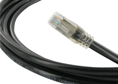 Amphenol Pcd Rjfsftp5E3050 Enet Cord, Cat5E, Rj45 Plug -Plug, 100Ft