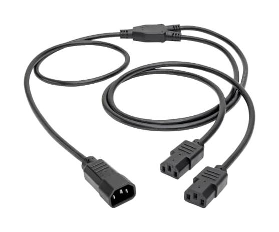 Eaton Tripp Lite P004-006-2C13 Power Cord, Iec 320 C14/c13, 6Ft, 10A