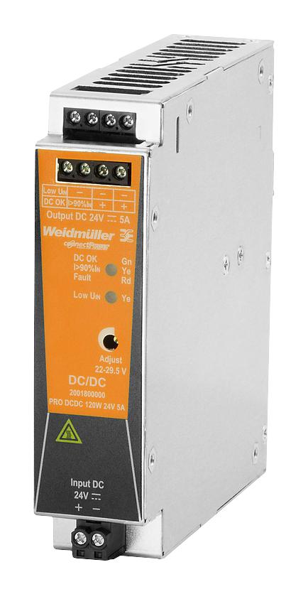 Weidmuller 2001800000 Dc-Dc Converter, 24V, 5A