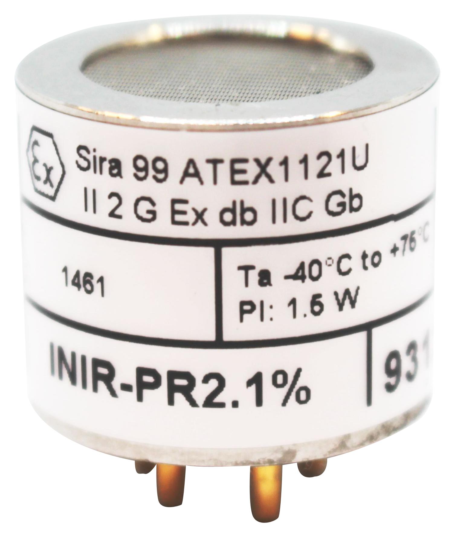 Amphenol SGX Sensortech Inir-Pr2.1%. Gas Detection Sensor, Propane, 100Ppm