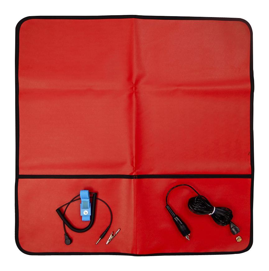 Desco 04599 Trustat Field Service Kit, Red, 2 Pocket, 24 X24 02Ah3170