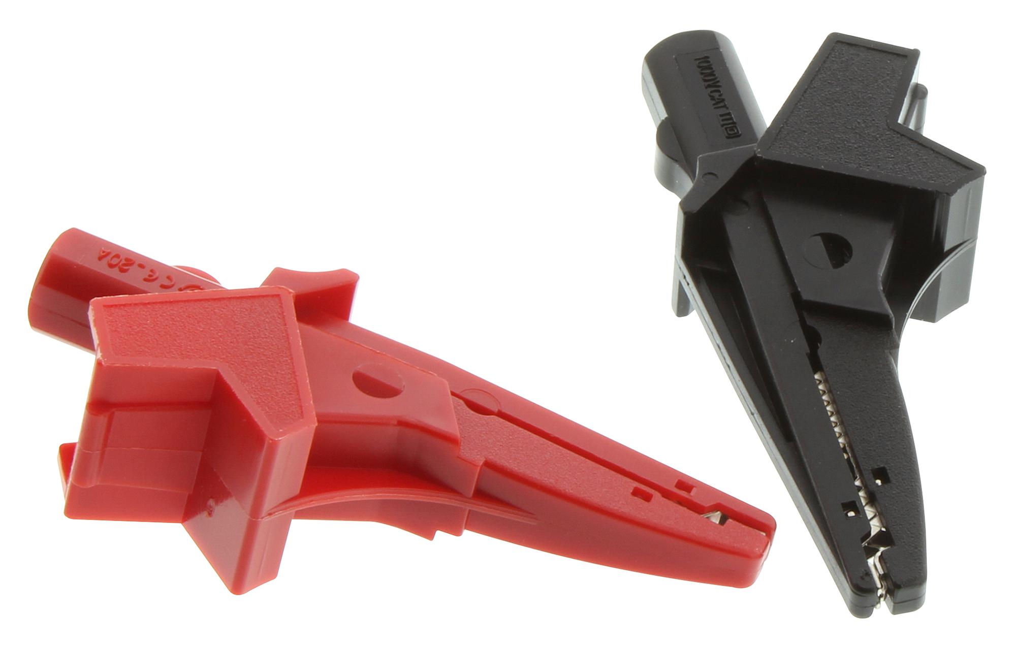 Cal Test Electronics Ct2490A Insulated Alligator Clip Set - Blk, Red 02Ah5931