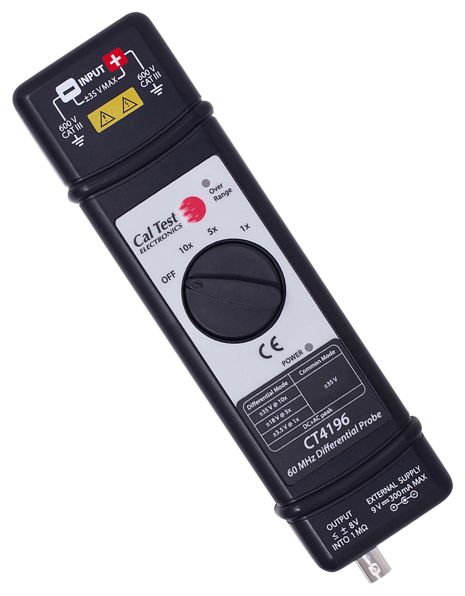 Cal Test Electronics Ct4196. Active Differential Probe, 60 Mhz, 35 V