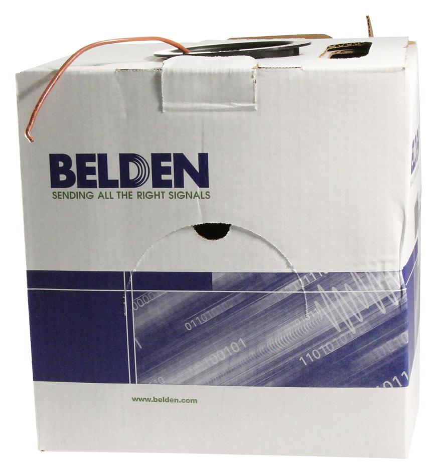 Belden 9770 001U500 Shielded Multiconductor Cable, 3 Conductor, 22Awg, 500Ft, 300V