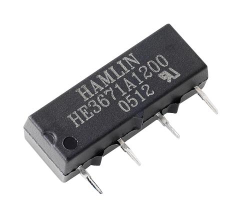 Littelfuse He3621A1250 Reed Relay, Spst-No, 0.5A, 200Vdc, Th