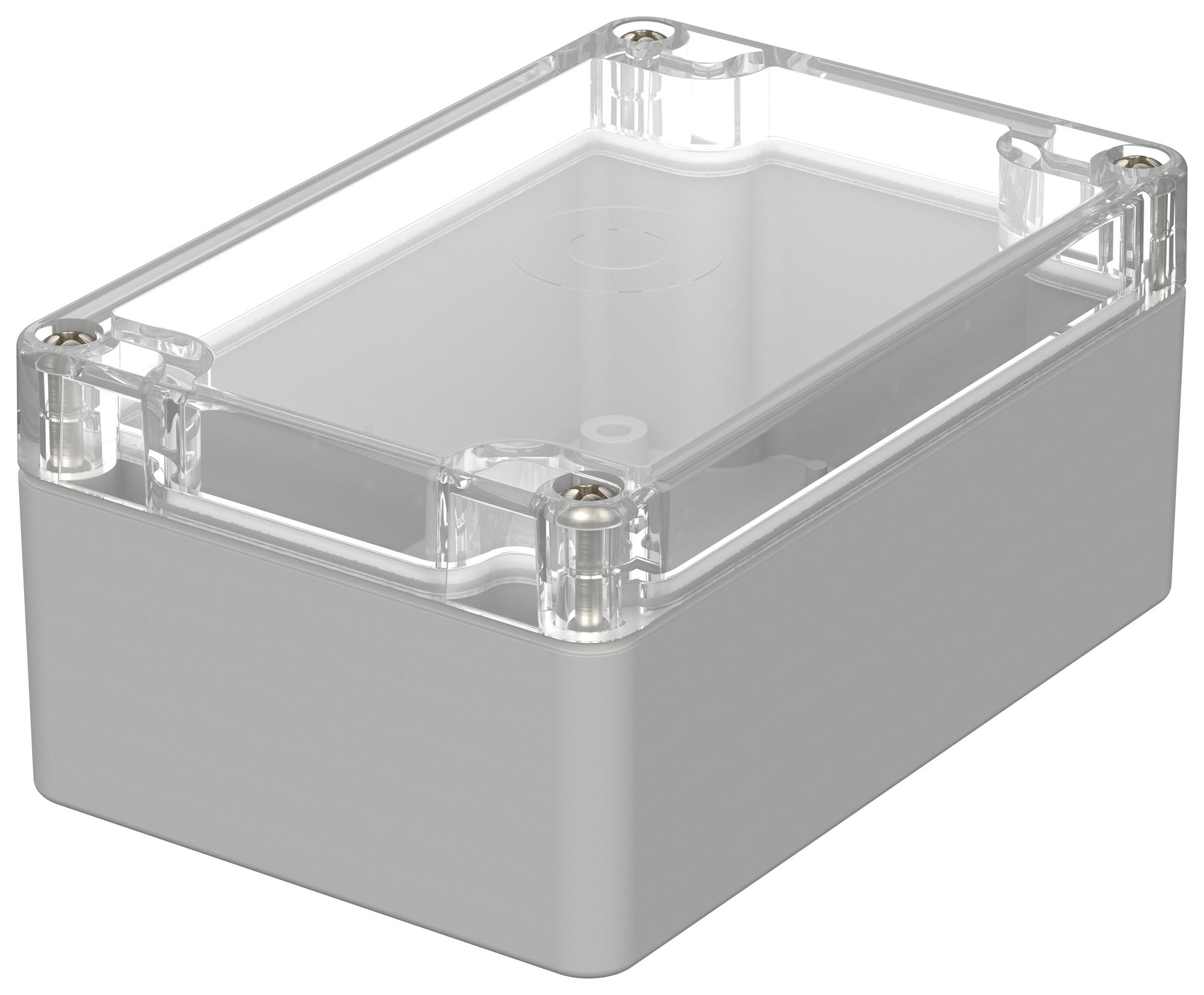 Bopla 02215100 Small Enclosure, Pc, Grey/clear