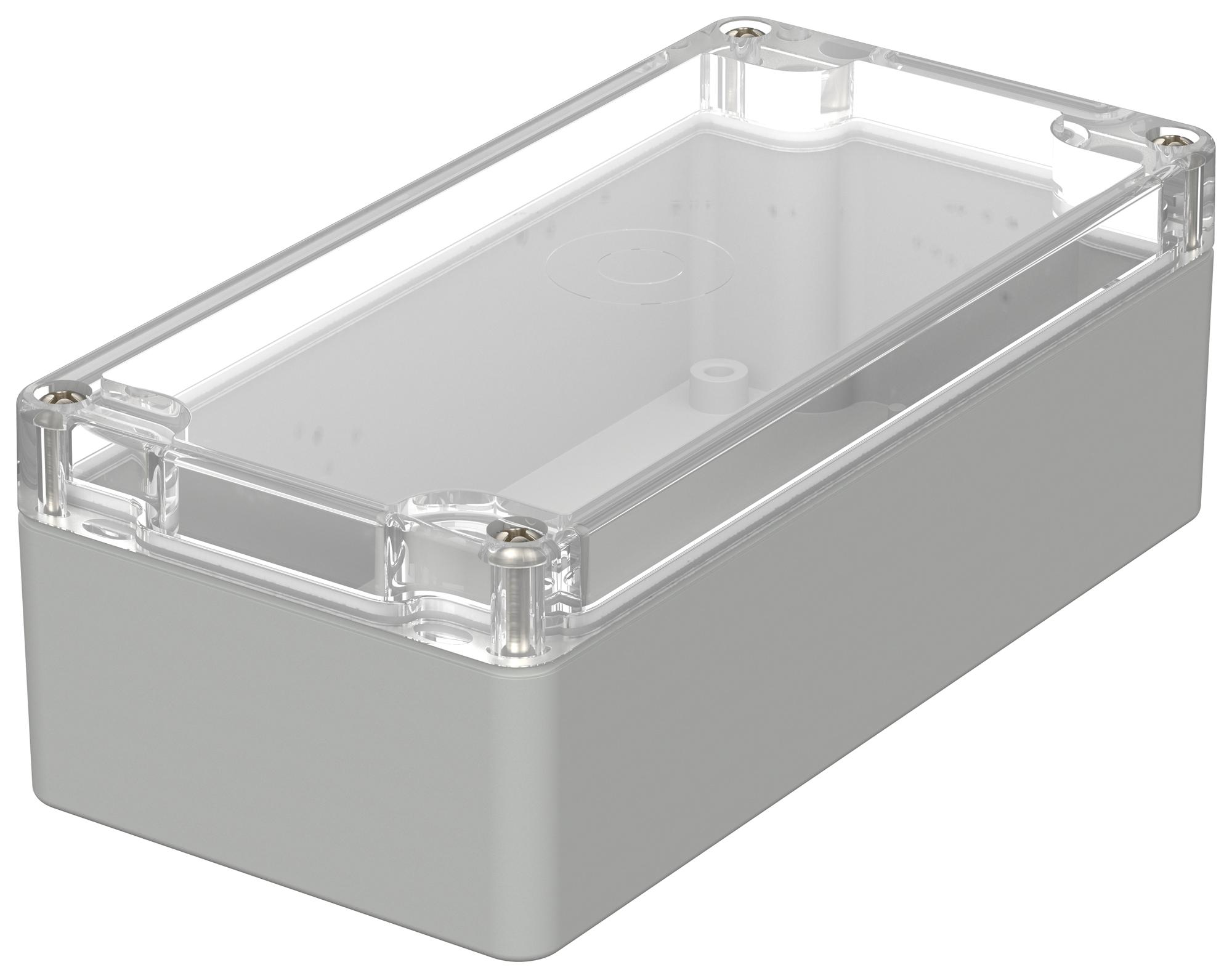 Bopla 02220100 Small Enclosure, Pc, Grey/clear