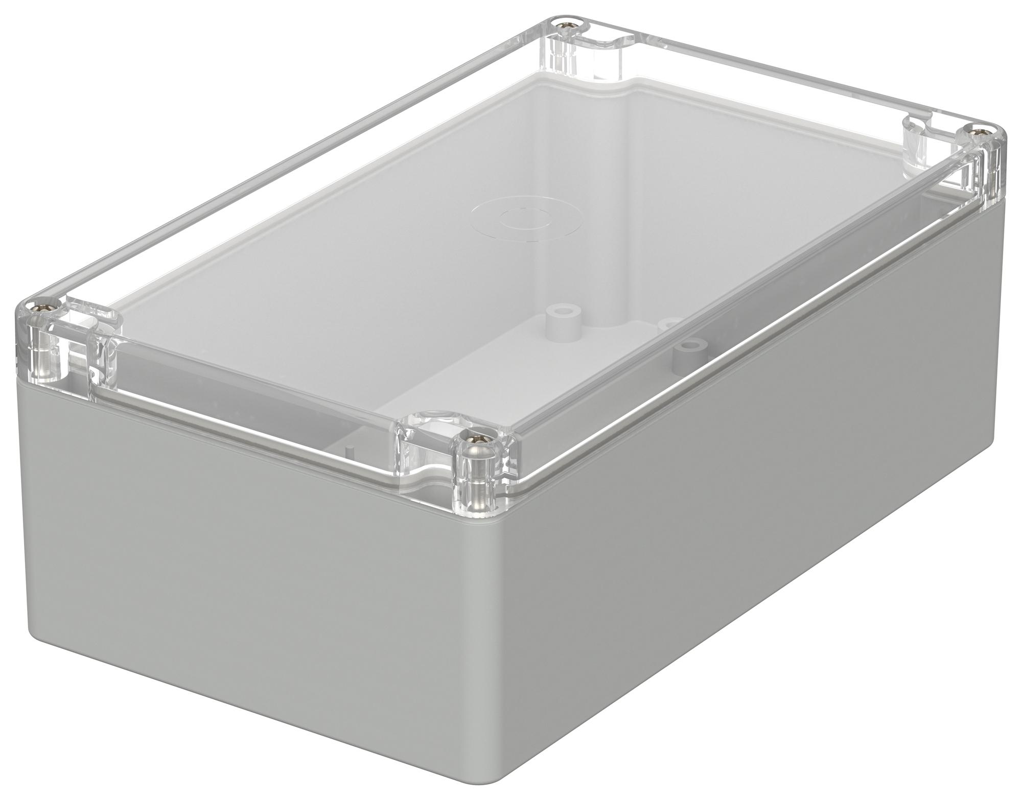 Bopla 02221100 Small Enclosure, Pc, Grey/clear