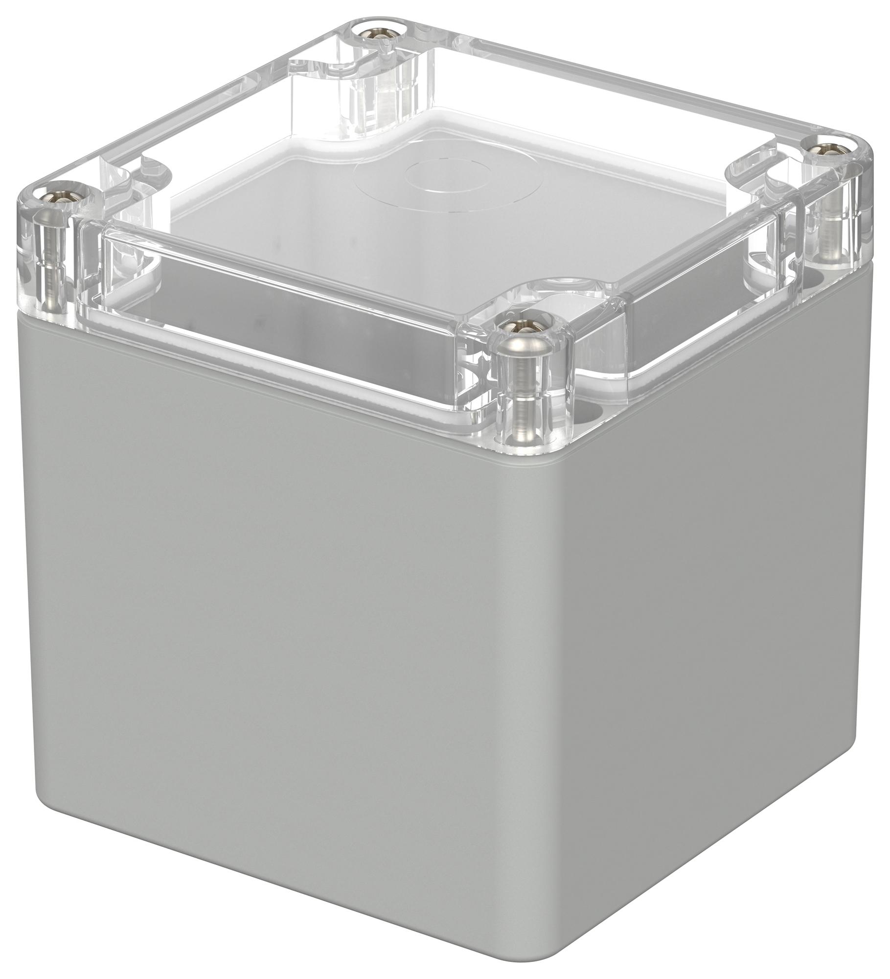 Bopla 02225100 Small Enclosure, Pc, Grey/clear