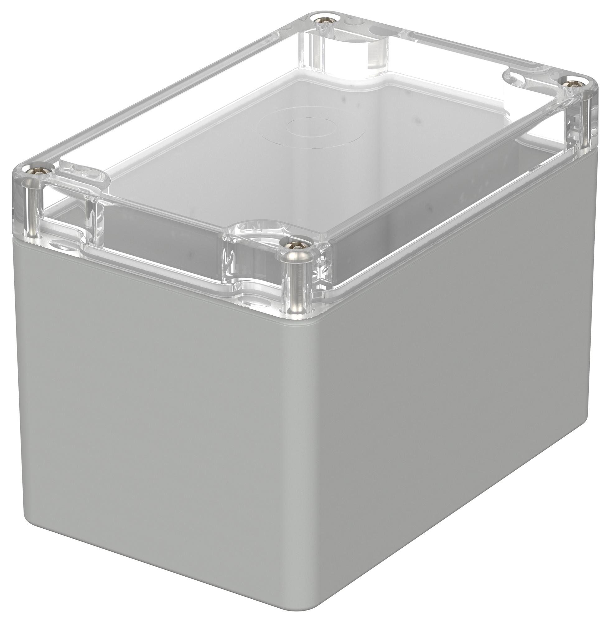 Bopla 02226100 Small Enclosure, Pc, Grey/clear