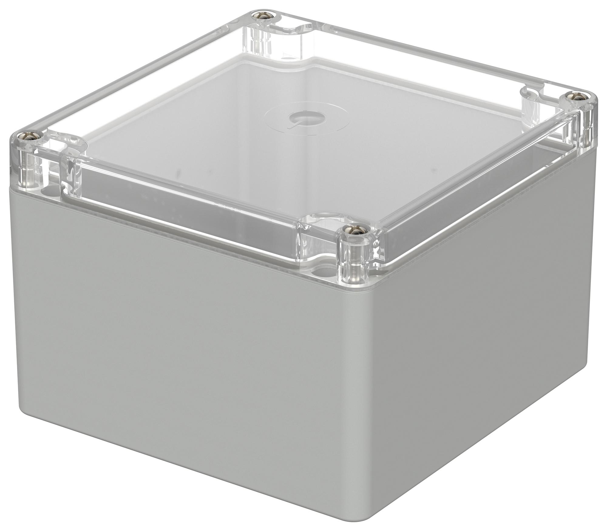 Bopla 02227100 Small Enclosure, Pc, Grey/clear