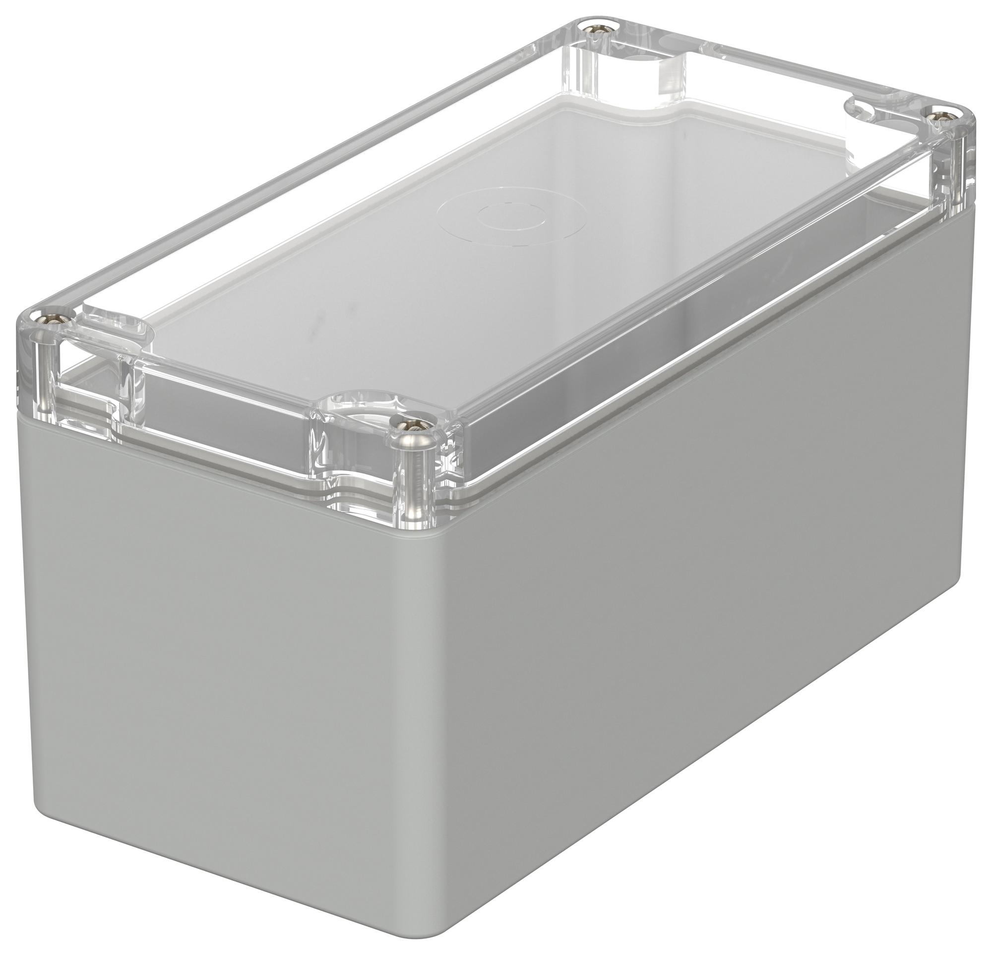 Bopla 02231100 Small Enclosure, Pc, Grey/clear