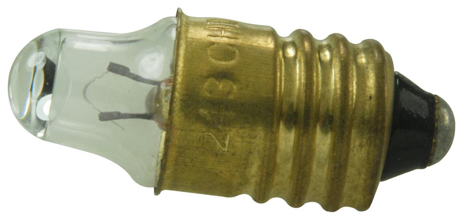 Cec Industries 243 Lamp, Incandescent, Edison Screw/e10, 2.33V, 629Mw