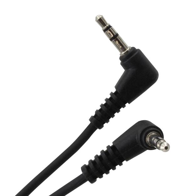 Switchcraft/conxall 36Hr03636X Audio Cable, 3.5mm Stereo Plug, Black