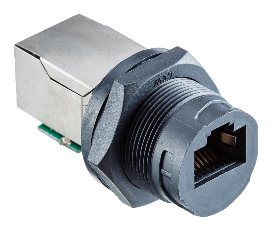 Amphenol LTW Rdp-5Spffh-Tcu7001. Adapter, In-Line, 8P8C, Rj45 Jack-Jack