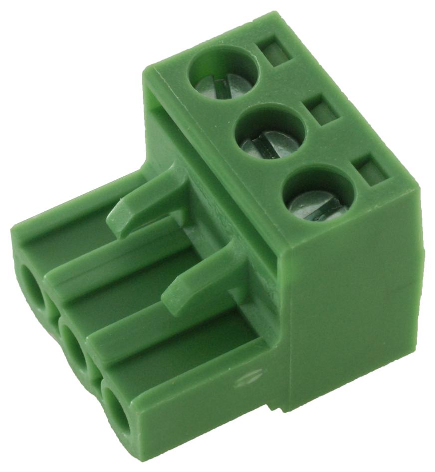 Multicomp Ebh-03-C Terminal Block, Eurostyle, 3 Position 24-12Awg