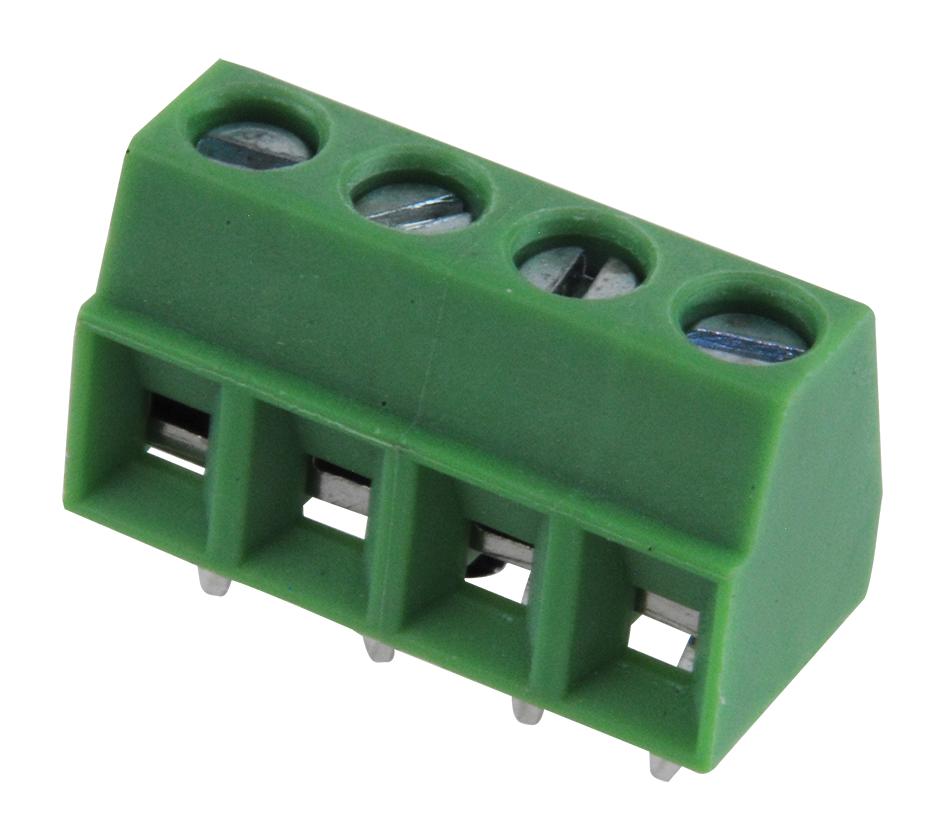 Multicomp Ebw-04-B Terminal Block, Eurostyle, 4 Position 30-16Awg