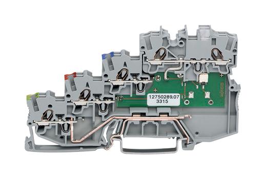 WAGO 2000-5410/1102-950 Terminal Block, Din Rail, 10Pos, 16Awg