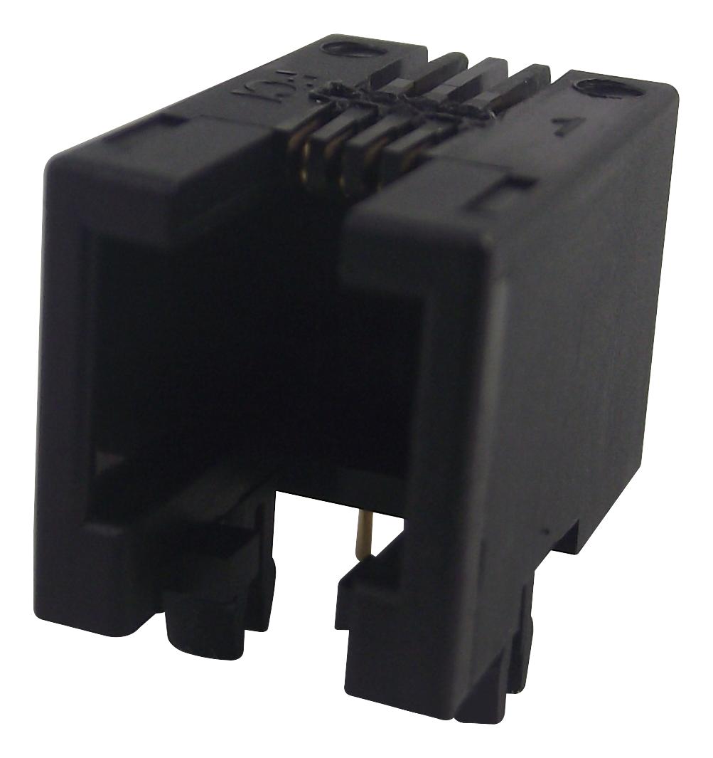 Amphenol Communications Solutions 87180-062Lf Connector, Rj11, Jack, 6P2C, Tht