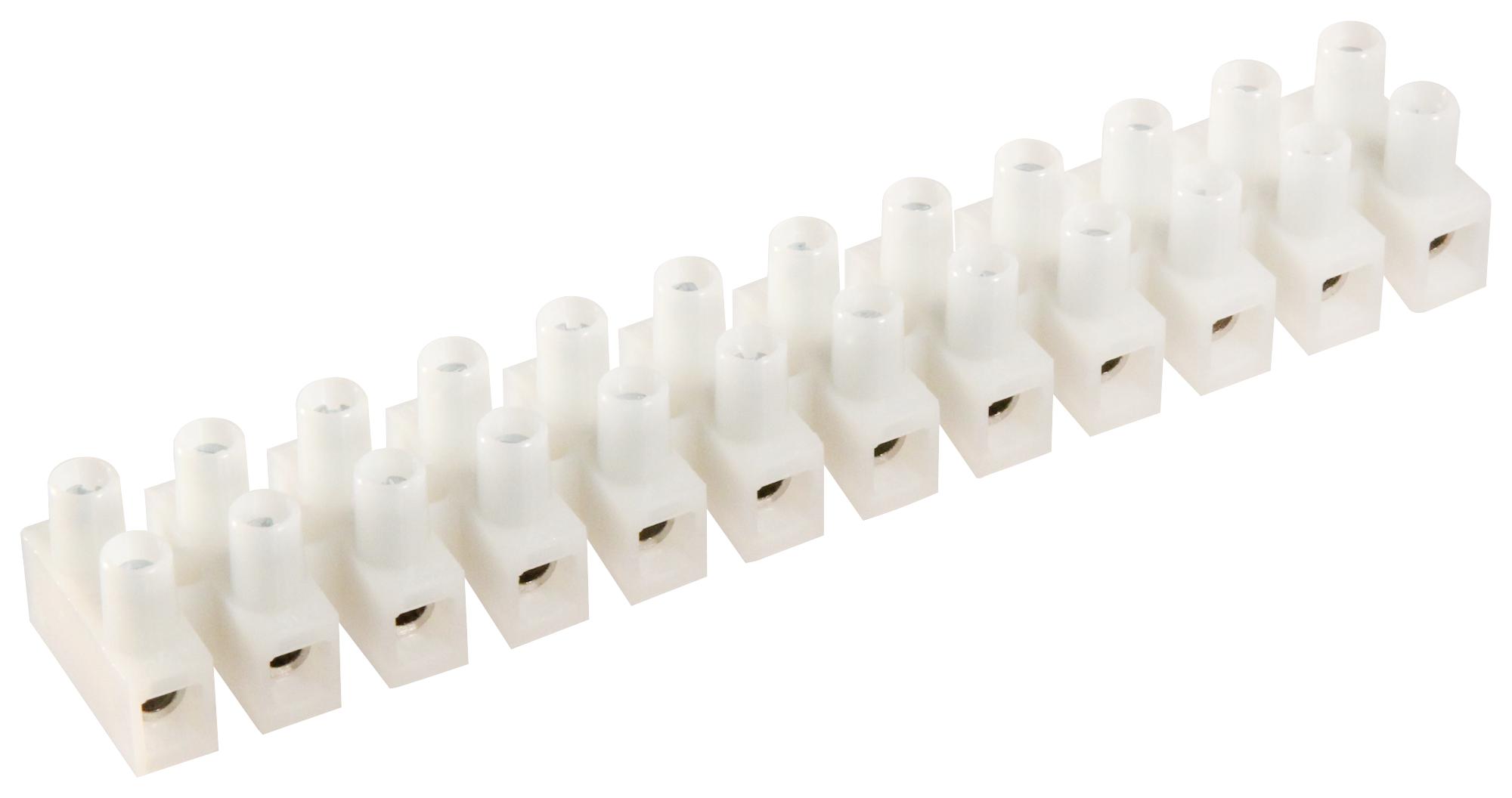 Ideal 89-610 Terminal Block, Barrier, 12 Position, 22-10Awg