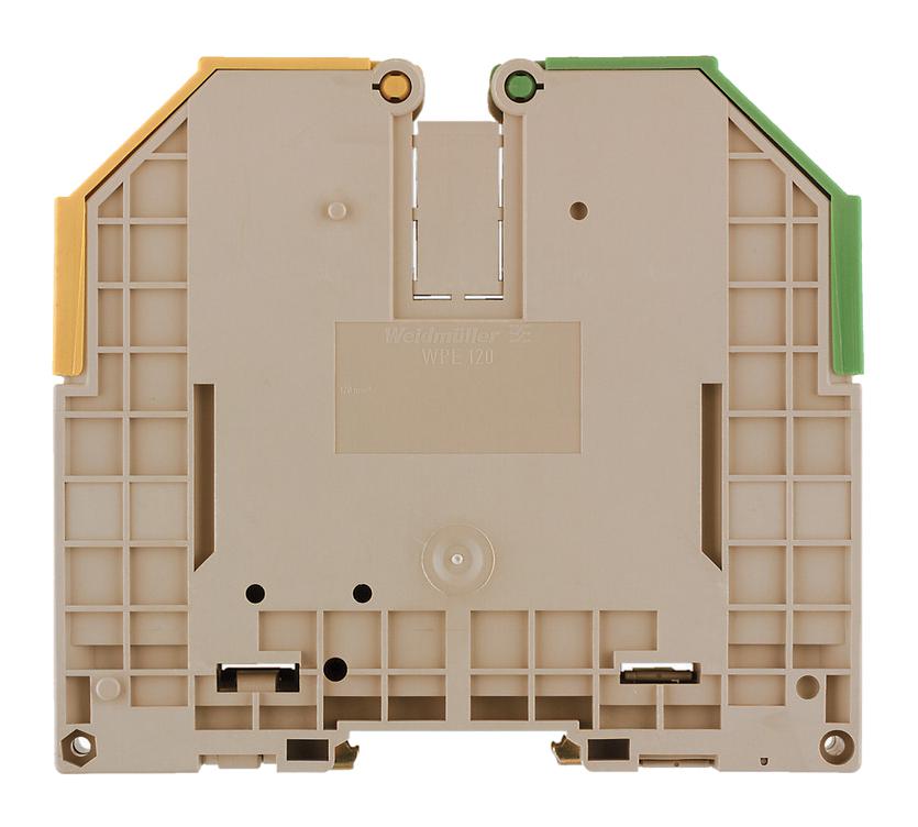 Weidmuller 1019700000 Din Rail Terminal Block, 2Pos, 2Awg