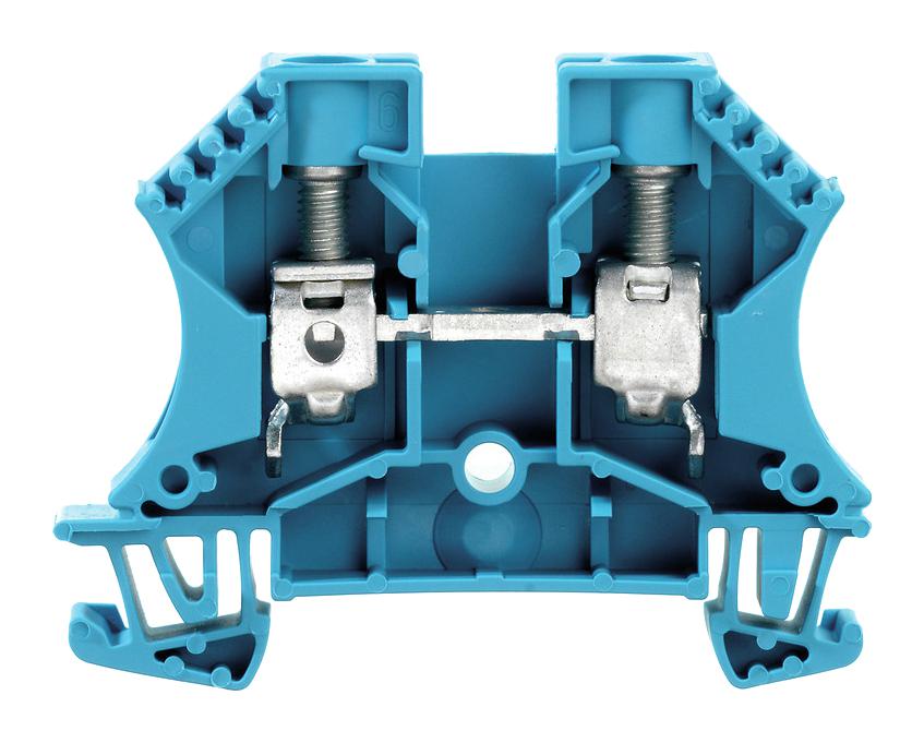 Weidmuller 1020380000 Din Rail Terminal Block, 2Pos, 6Awg