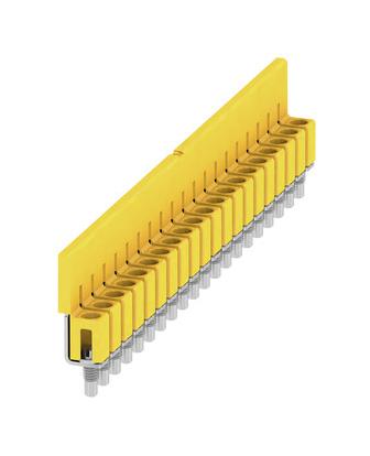 Weidmuller 1577570000 Cross Connector, Pa66, 20Pole, Yellow