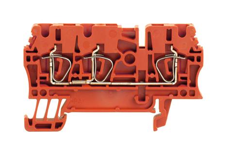 Weidmuller 1683340000 Din Rail Terminal Block, 3Pos, 12Awg