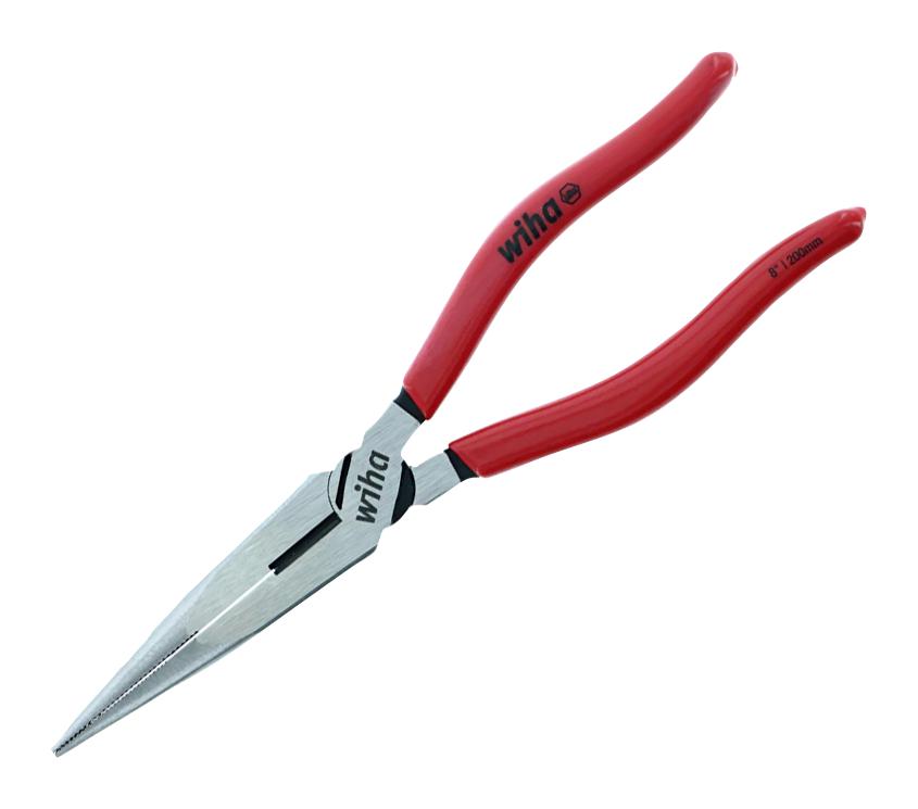 Wiha 32621 Long Nose Plier W/cutter, Soft Grip, 8