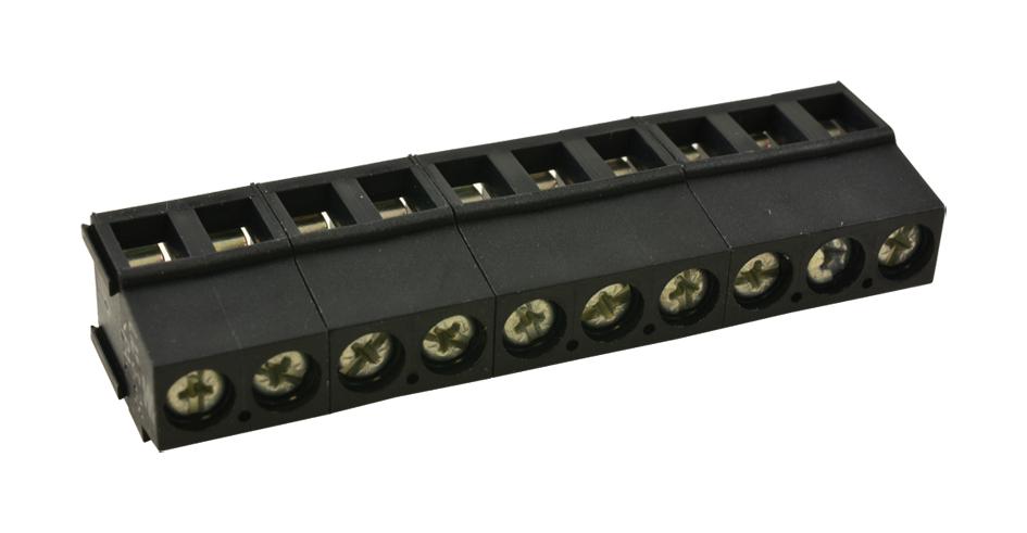 Weidmuller 999398 Terminal Block, Pcb, 10 Position, 24-12Awg