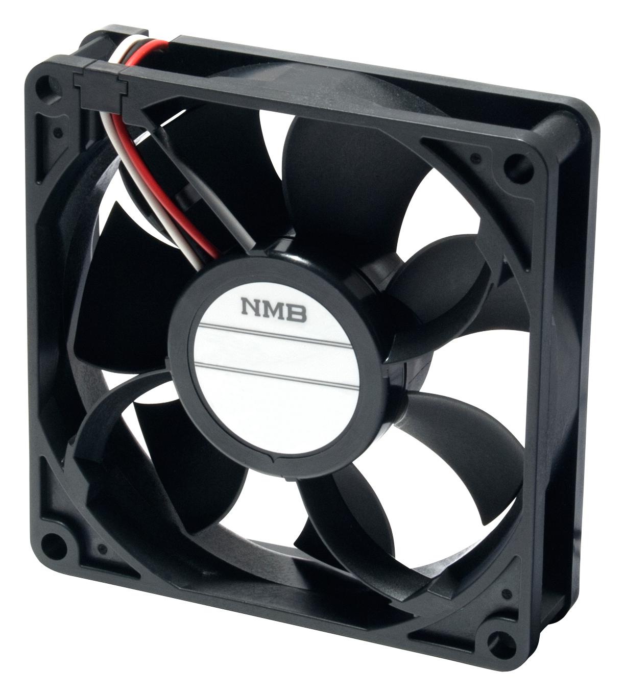 Nmb Technologies 08020Sa-12J-At-00 Axial Fan, 80mm, 12Vdc, 27.5Cfm, 27Db