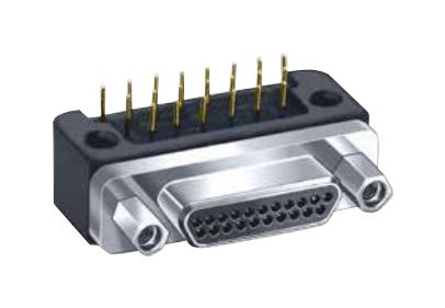 Glenair M83513/13-A02Np Micro D-Sub Connector, Receptacle, 9Pos