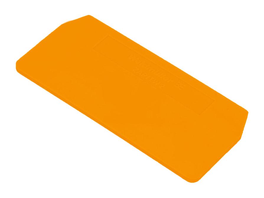 Weidmuller 1608790000 End And Seperation Plate, Wemid, Orange